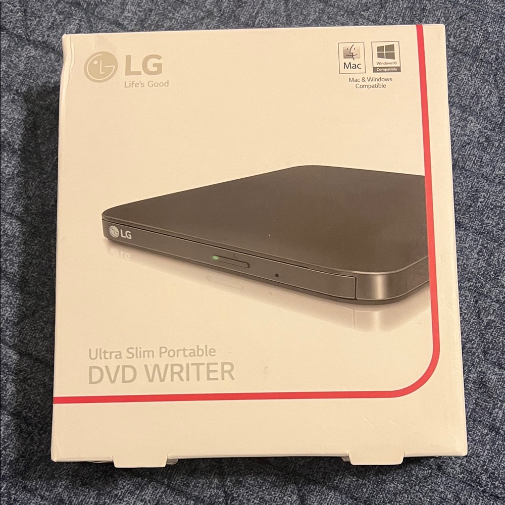 LG Slim Portable DVD Writer